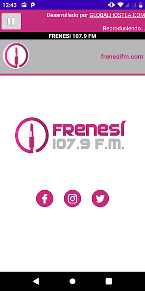 Run android online APK FRENESI 107.9 FM from MyAndroid or emulate FRENESI 107.9 FM using MyAndroid