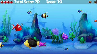 Emulate iPhone app Frenzy Piranha Fish World using MyAndroid