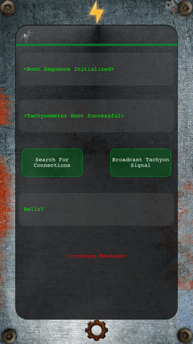 Emulate iPhone app Frequency. - A text-based survival game. Send messages through time and space! using MyAndroid Emulate iPhone app Frequency. - A text-based survival game. Send messages through time and space! using MyAndroid