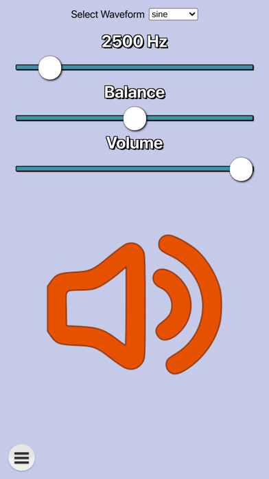 Emulate iPhone app Frequency Generator (Ape Apps) using MyAndroid