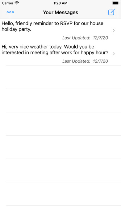 Emulate iPhone app Frequent Messages - SMS&Email using MyAndroid Emulate iPhone app Frequent Messages - SMS&Email using MyAndroid