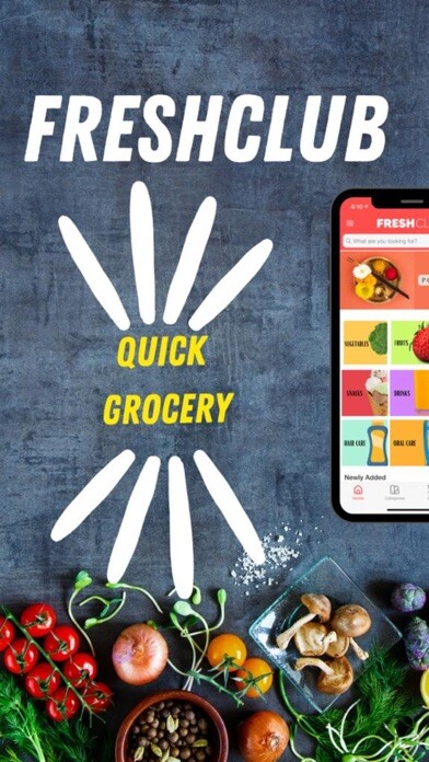 Emulate iPhone app Freshclub: Quick Grocery using MyAndroid Emulate iPhone app Freshclub: Quick Grocery using MyAndroid
