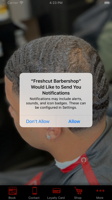 Emulate iPhone app Freshcut Barbershop using MyAndroid Emulate iPhone app Freshcut Barbershop using MyAndroid