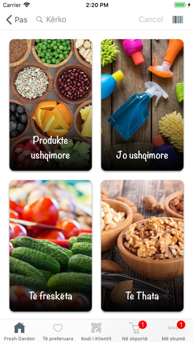 Emulate iPhone app Fresh Garden Albania using MyAndroid