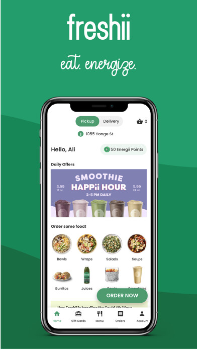 Emulate iPhone app Freshii Orders using MyAndroid Emulate iPhone app Freshii Orders using MyAndroid