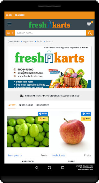 Run android online APK FreshPKarts from MyAndroid or emulate FreshPKarts using MyAndroid Run android online APK FreshPKarts from MyAndroid or emulate FreshPKarts using MyAndroid