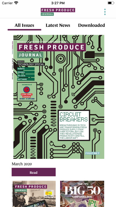 Emulate iPhone app Fresh Produce Journal using MyAndroid