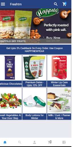 Run android online APK Freshtm - Grocery Shopping from MyAndroid or emulate Freshtm - Grocery Shopping using MyAndroid