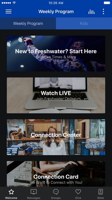 Emulate iPhone app Freshwater Community Church using MyAndroid Emulate iPhone app Freshwater Community Church using MyAndroid
