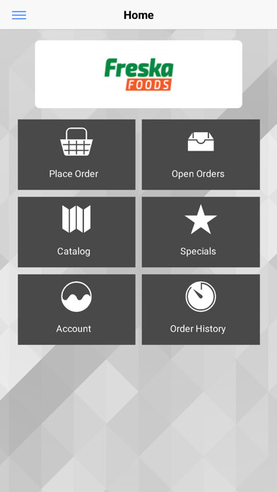 Emulate iPhone app Freska Foods using MyAndroid