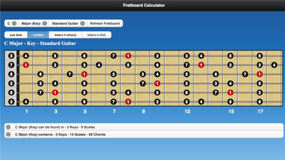 Emulate iPhone app Fretboard Calculator using MyAndroid Emulate iPhone app Fretboard Calculator using MyAndroid