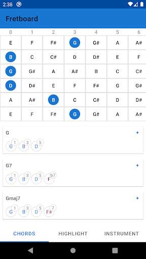 Run android online APK Fretboard Chord Finder from MyAndroid or emulate Fretboard Chord Finder using MyAndroid