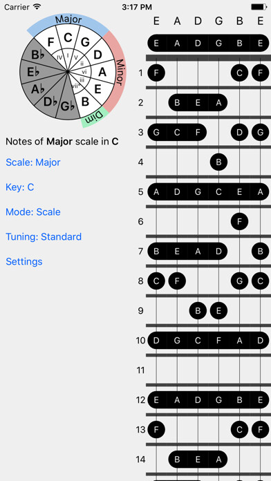 Emulate iPhone app FretBud - Chord & Scales for Guitar, Bass and More using MyAndroid Emulate iPhone app FretBud - Chord & Scales for Guitar, Bass and More using MyAndroid