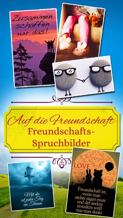 Emulate iPhone app Freundschafts-Spruchbilder - Zitate Sprüche Bilder using MyAndroid Emulate iPhone app Freundschafts-Spruchbilder - Zitate Sprüche Bilder using MyAndroid