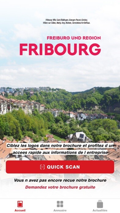 Emulate iPhone app FribourgApp using MyAndroid