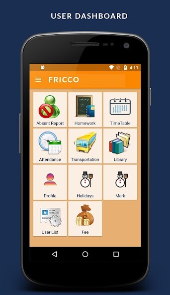 Run android online APK Fricco School App from MyAndroid or emulate Fricco School App using MyAndroid
