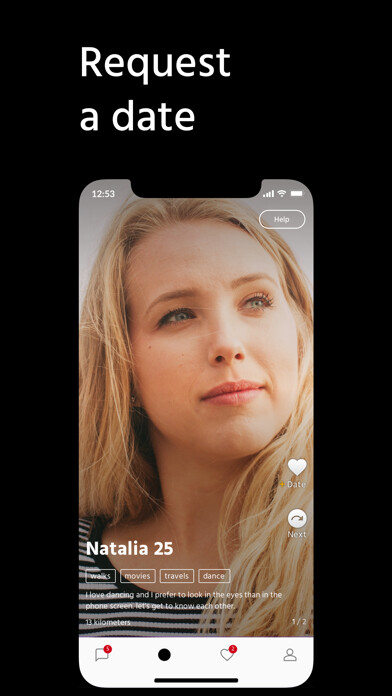Emulate iPhone app friDate - start dating today using MyAndroid
