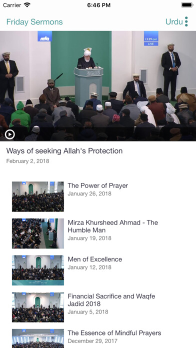 Emulate iPhone app Friday Sermons using MyAndroid