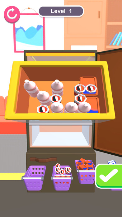 Emulate iPhone app Fridge It DIY -Desert Stack 3D using MyAndroid