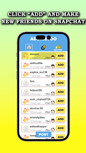 Run android online APK Friends For Snapchat AddMeToo from MyAndroid or emulate Friends For Snapchat AddMeToo using MyAndroid Run android online APK Friends For Snapchat AddMeToo from MyAndroid or emulate Friends For Snapchat AddMeToo using MyAndroid