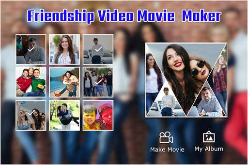 Run android online APK Friendship  Video Maker : BFF Movie Maker from MyAndroid or emulate Friendship  Video Maker : BFF Movie Maker using MyAndroid