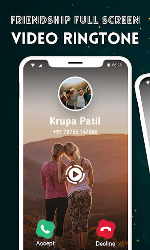 Emulate Android APK Friendship Video Ringtone for Incoming Call
