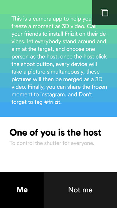 Emulate iPhone app Friizit - 3D Camera using MyAndroid