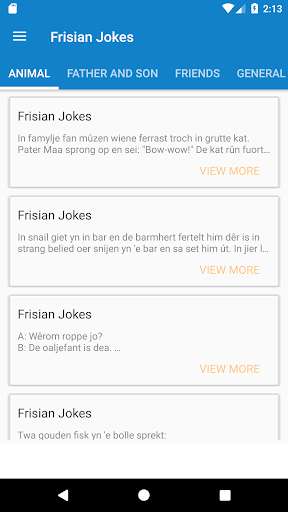 Run android online APK Frisian Jokes from MyAndroid or emulate Frisian Jokes using MyAndroid