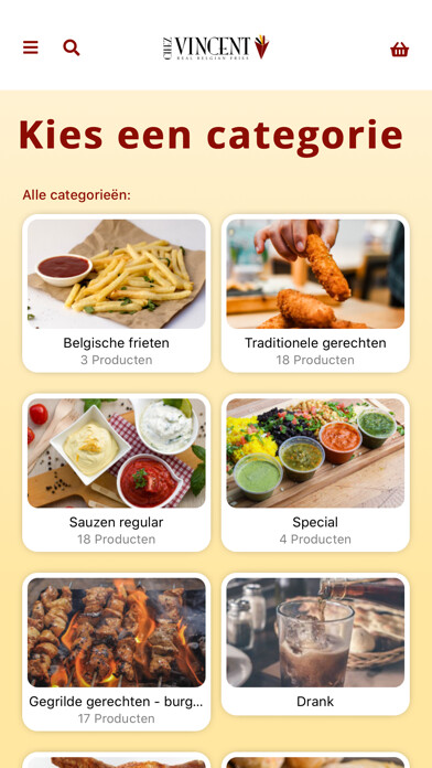 Emulate iPhone app Frituur Chez Vincent using MyAndroid Emulate iPhone app Frituur Chez Vincent using MyAndroid
