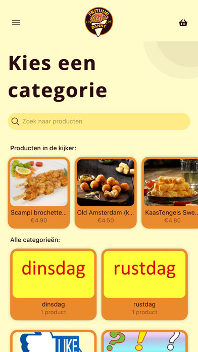 Emulate iPhone app Frituur Danny Oostende using MyAndroid Emulate iPhone app Frituur Danny Oostende using MyAndroid