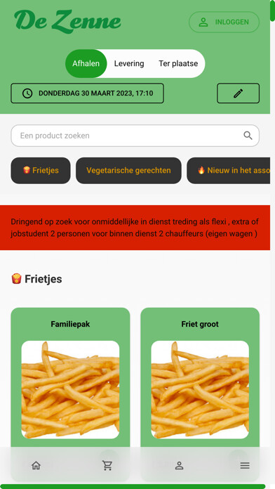 Emulate iPhone app Frituur De Zenne using MyAndroid Emulate iPhone app Frituur De Zenne using MyAndroid