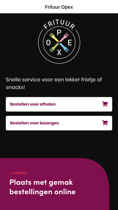 Emulate iPhone app Frituur Opex using MyAndroid Emulate iPhone app Frituur Opex using MyAndroid