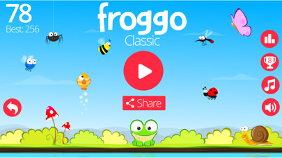 Emulate iPhone app Froggo - The Frog Game using MyAndroid