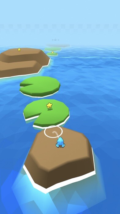 Emulate iPhone app Frog Hop 3D using MyAndroid
