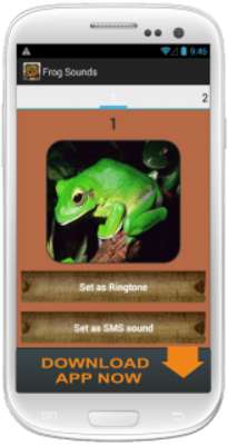 Emulate Android APK Frog Sound Collection