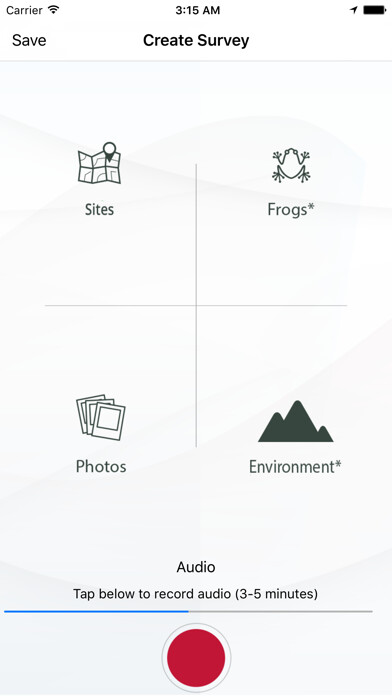 Emulate iPhone app FrogSpotter using MyAndroid