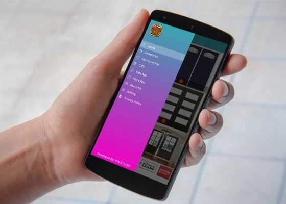 Emulate Android APK Front Double Door Design