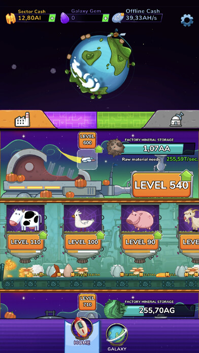 Emulate iPhone app Frontiers: Idle Space Colonies using MyAndroid