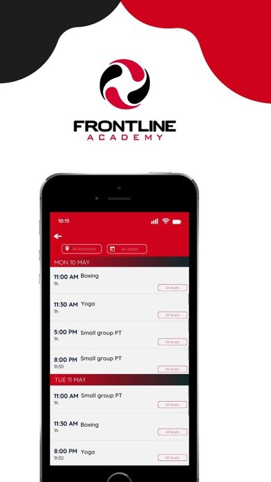 Emulate iPhone app Frontline Academy Bergen using MyAndroid