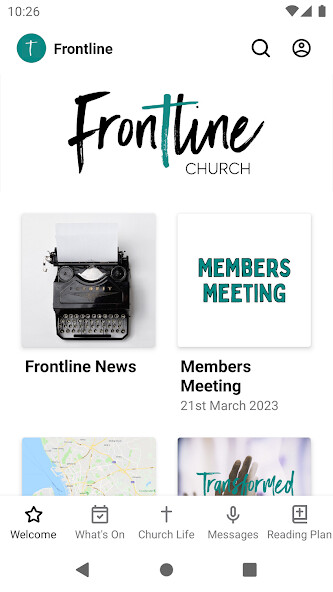 Emulate iPhone app Frontline Church Liverpool using MyAndroid Emulate iPhone app Frontline Church Liverpool using MyAndroid