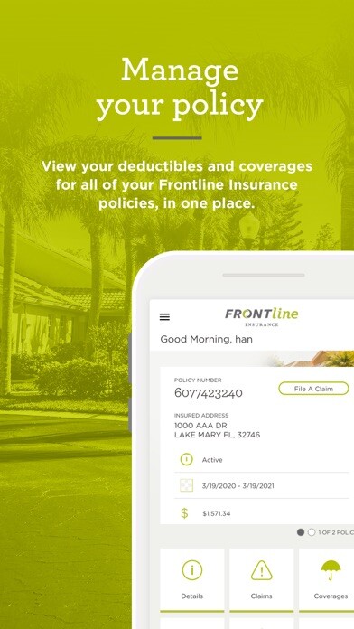 Emulate iPhone app Frontline Insurance using MyAndroid Emulate iPhone app Frontline Insurance using MyAndroid