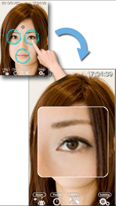 Emulate iPhone app FRonT Mirror of easy operation using MyAndroid