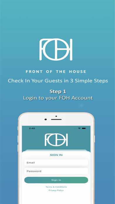 Emulate iPhone app Front Of The House using MyAndroid Emulate iPhone app Front Of The House using MyAndroid