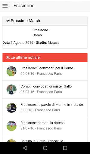 Run android online APK Frosinone from MyAndroid or emulate Frosinone using MyAndroid