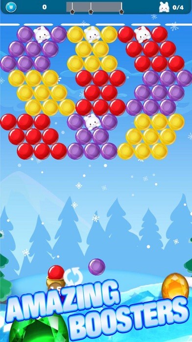 Emulate iPhone app Frozen Bubble - Snow Edition using MyAndroid