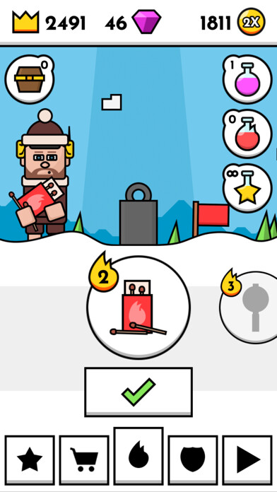 Emulate iPhone app Frozen Lake using MyAndroid