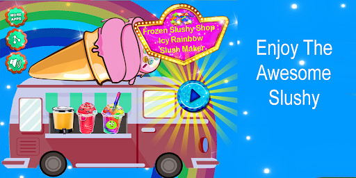 Run android online APK Frozen Slushy Shop:Icy Rainbow Slush Maker from MyAndroid or emulate Frozen Slushy Shop:Icy Rainbow Slush Maker using MyAndroid