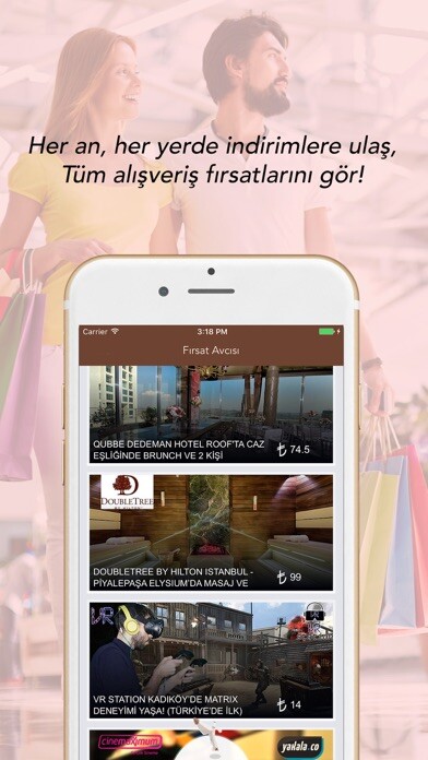 Emulate iPhone app Fırsat Avcısı - Şehir Fırsatları İndirim Yakala using MyAndroid Emulate iPhone app Fırsat Avcısı - Şehir Fırsatları İndirim Yakala using MyAndroid
