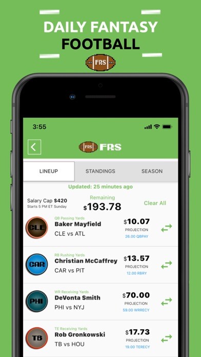 Emulate iPhone app FRS Fantasy Sports using MyAndroid Emulate iPhone app FRS Fantasy Sports using MyAndroid