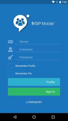 Emulate Android APK frSIP Mobile Emulate Android APK frSIP Mobile